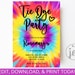 Tie Dye Invitation Birthday Party Instant Download Printable Invitation ...