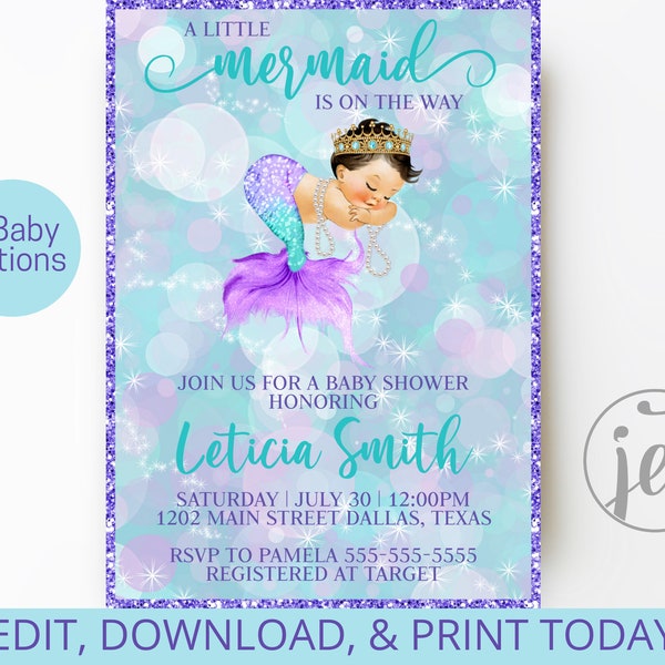 Mermaid Baby Shower - Etsy