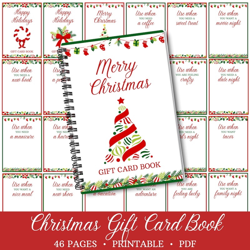 Gift Card Booklet - 60+ Gift Ideas for 2025