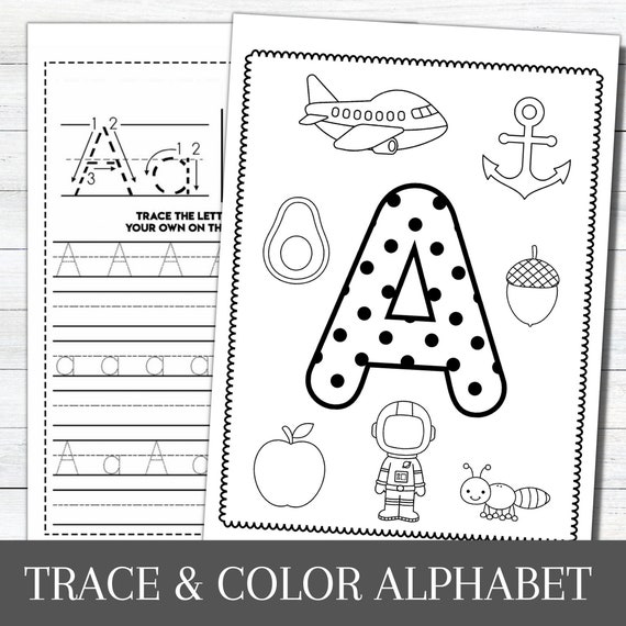Premium Vector  Alphabet tracing worksheets & letter tracing activity book  for kids or preschool or homeschool