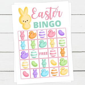 Easter BINGO - Printable - Instant Download - PDF - Bingo Cards - Kids ...