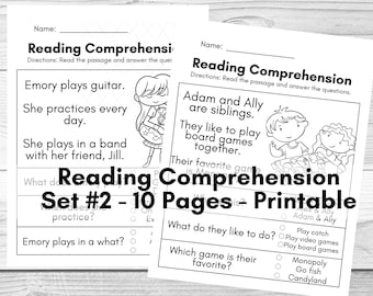 first grade reading etsy