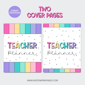 Leraarplanner - afdrukbaar - lesplanner - weekplanner - planning - aanwezigheid - maandelijks - kleine groep - cijfers - digitale download afbeelding 3