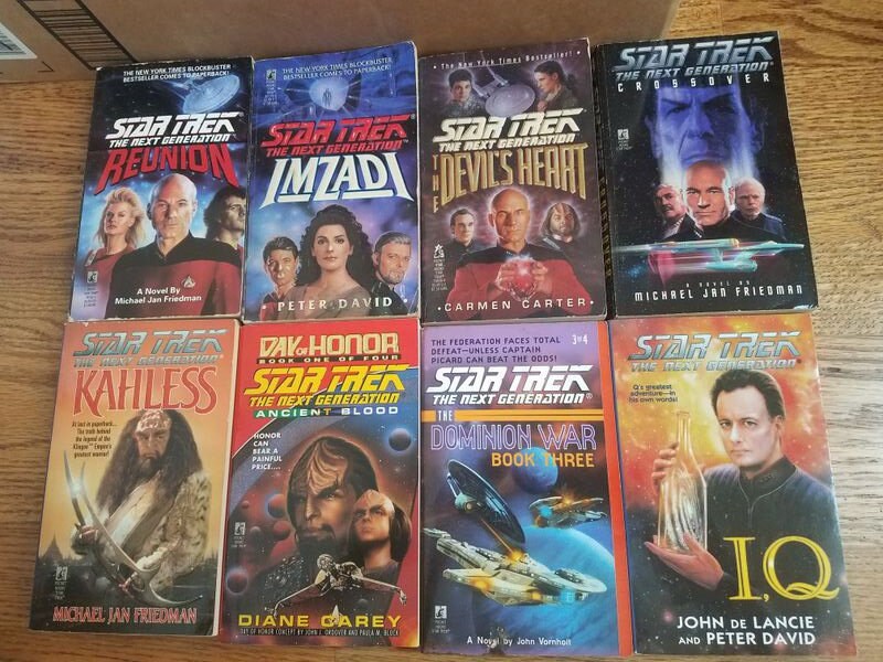 8 Star Trek the Next Generation Books/Novels 8 Star Trek the Next Generation Books/Novels