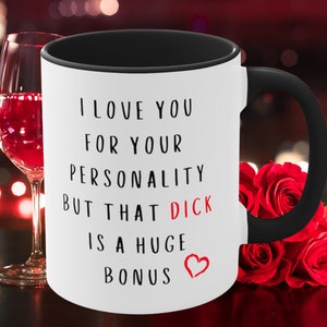 I Love You For Your Personality But That, Boyfriend Mug, Funny Boyfriend Gift, Funny Gifts For Him, Valentine's Day Gift