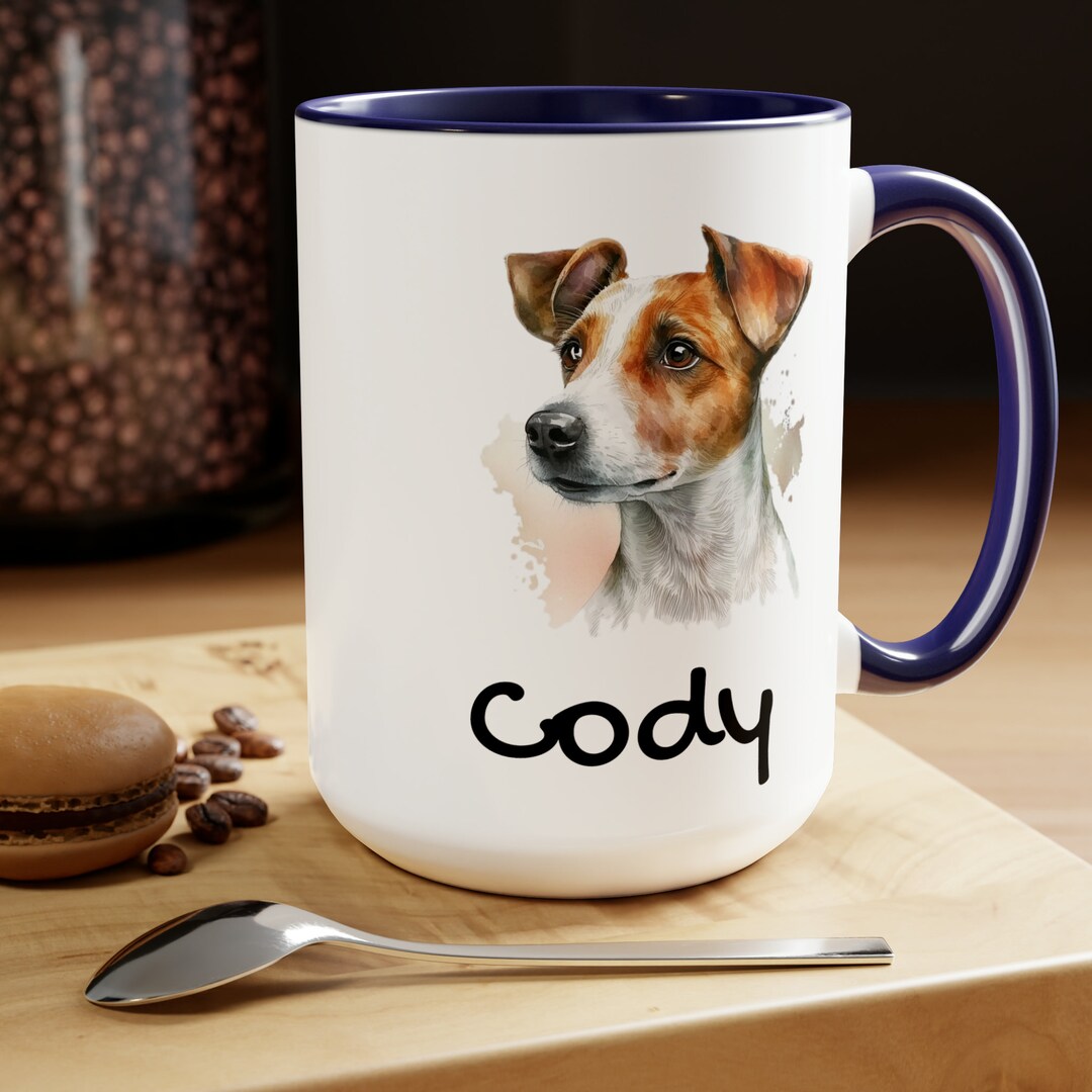Jack Russell Mug, Jack Russell Terrier Gifts, Personalized Dog Mug, Jack Russell Mom Mug, Jack