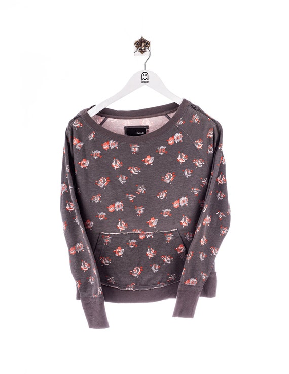 Vintage Hurley Floral Sweatshirt Grau/Floral