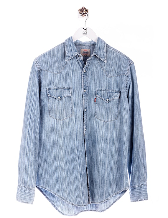Vintage Levis Denim Shirt Blue