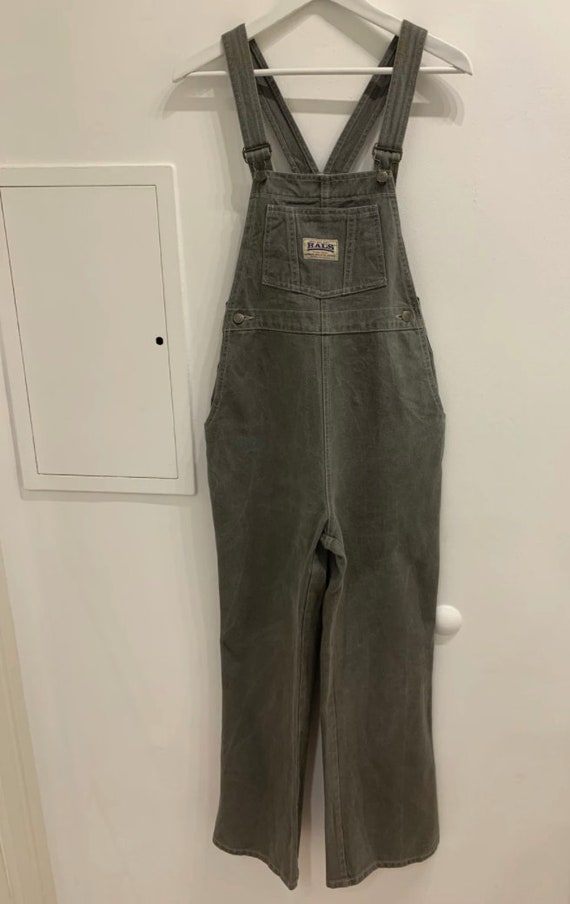 Vintage Neck Denim Dungarees