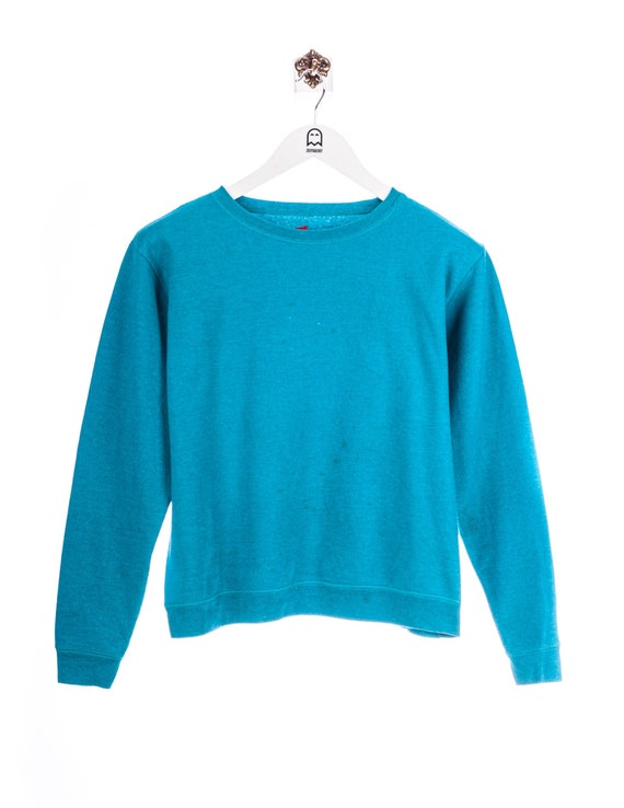 Vintage Hanes Sweatshirt Tuerkis