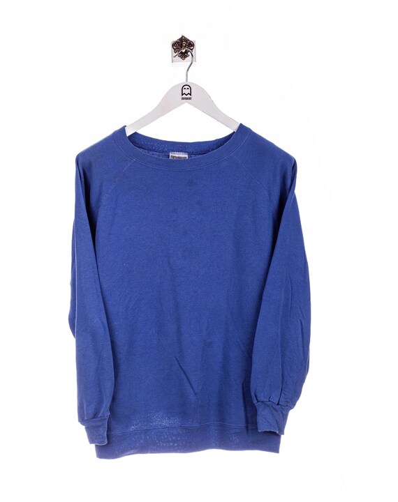 Vintage Hanes 90s Basic Look Sweatshirt Purple