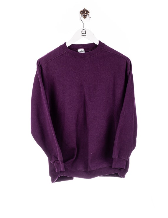 Vintage Chic Basic Sweatshirt Purple