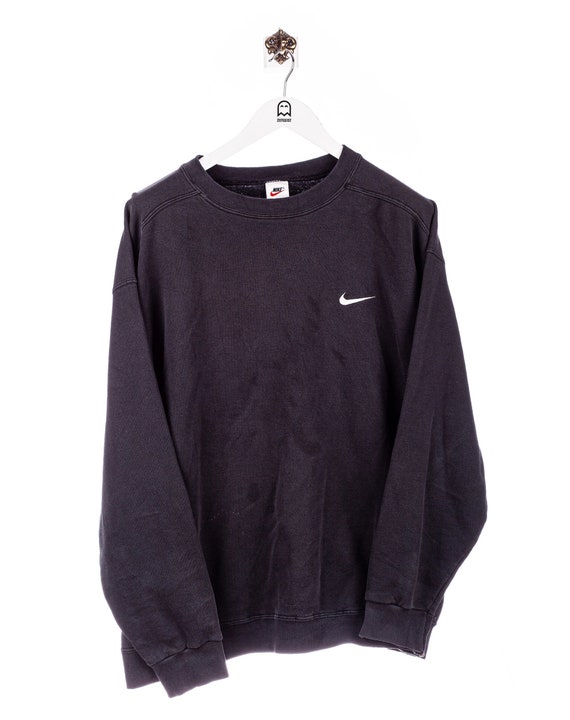 Vintage Nike Swoosh Stick Sweatshirt Black
