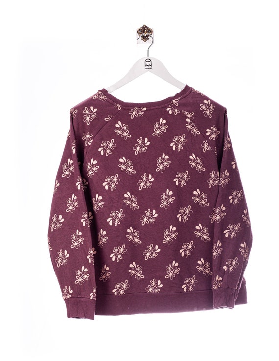 Vintage Floral Sweatshirt Pink/Purple