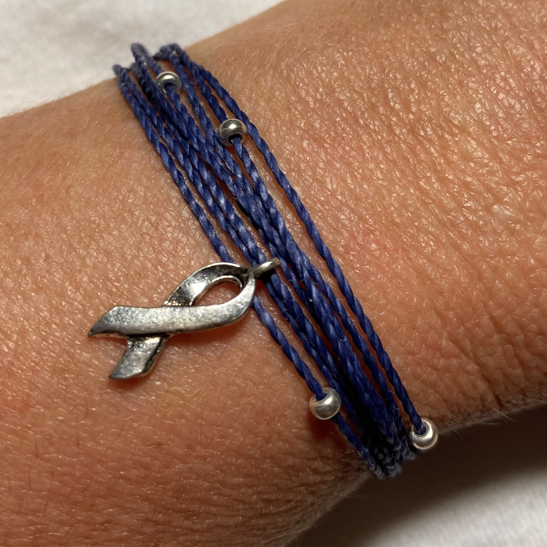 Colon Cancer Awareness Silicone Bracelet Wristbands, Blue Colon Cancer  Wristband – Fundraising For A Cause