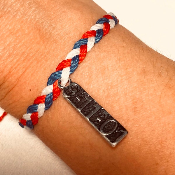 9/11 20th Anniversary String Bracelet, Pura Vida Style Bracelet, Memorial Bracelet, Never Forget, September 11, 2001, NYPD NYFD