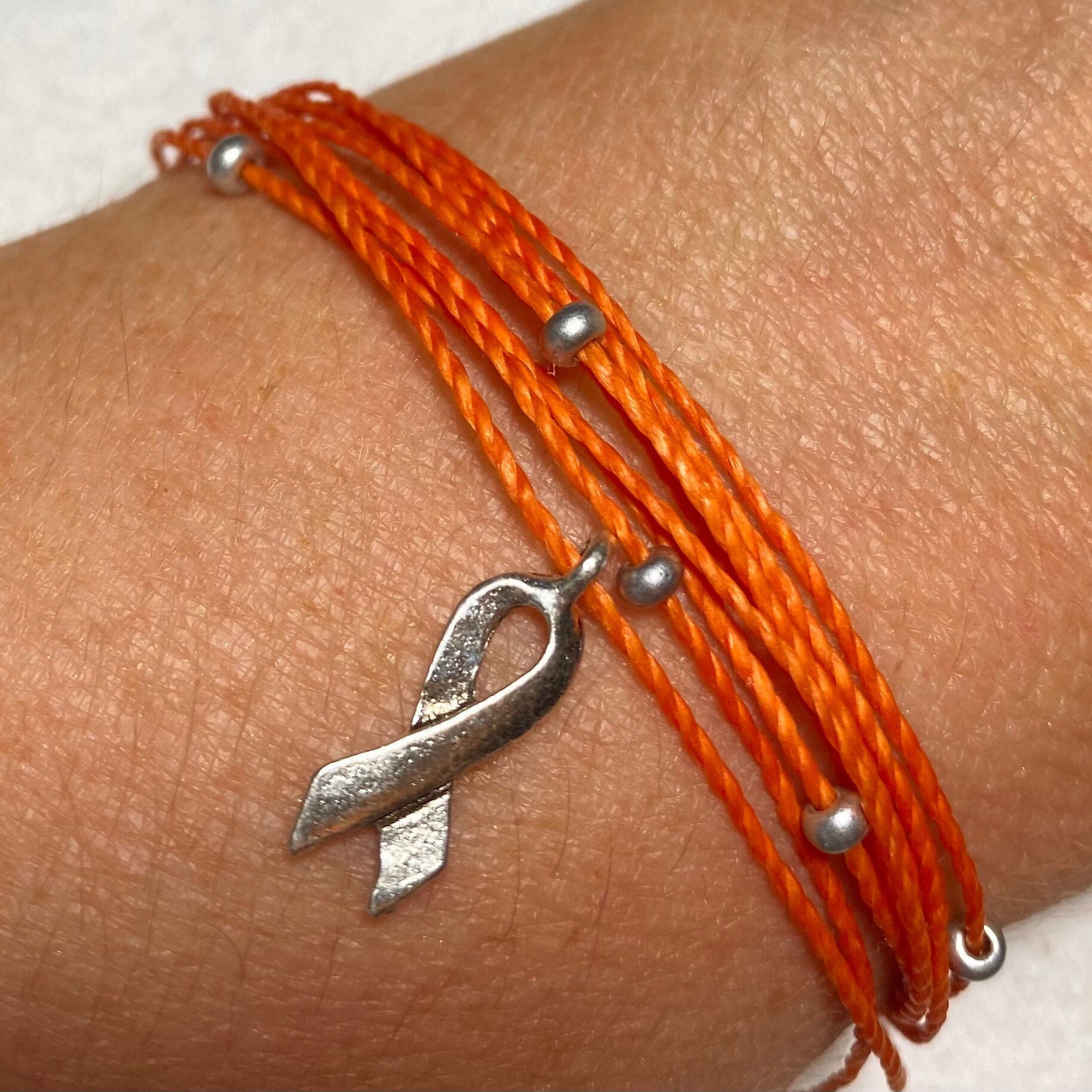 Orange store leukemia bracelets