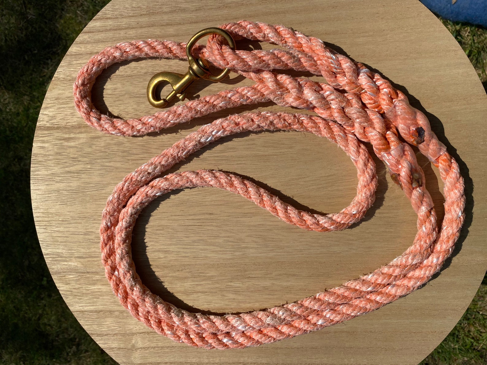 6 Reclaimed Lobster Rope Leash Made From Rope Found on the Etsy
