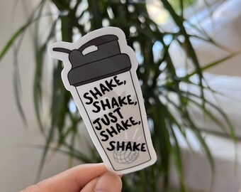 Protein Shake Sticker