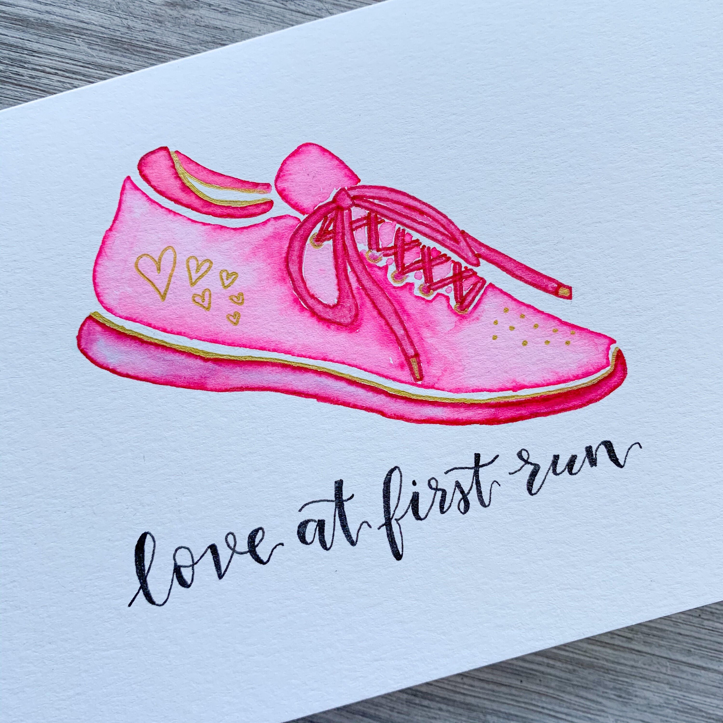 Runner Card / Running Card / Valentines Card For Runners / Etsy