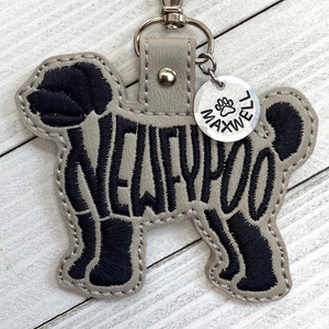 Newfypoo Embroidered Key Fob