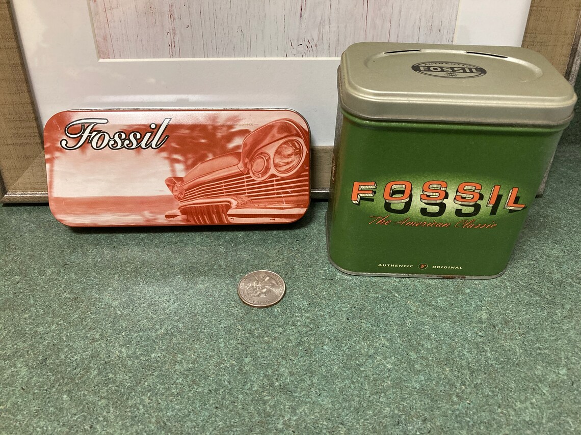 Fossil Brand Watch tins Etsy