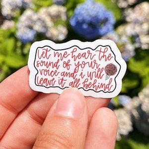 Forever Amen Lyrics Mini Vinyl Sticker