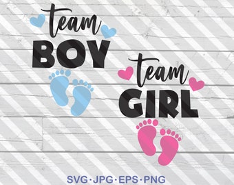 Pink Or Blue Svg Etsy
