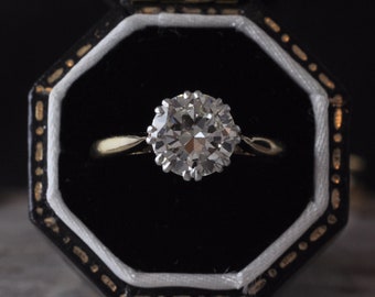 Vintage 1.3ct Diamond Engagement Ring