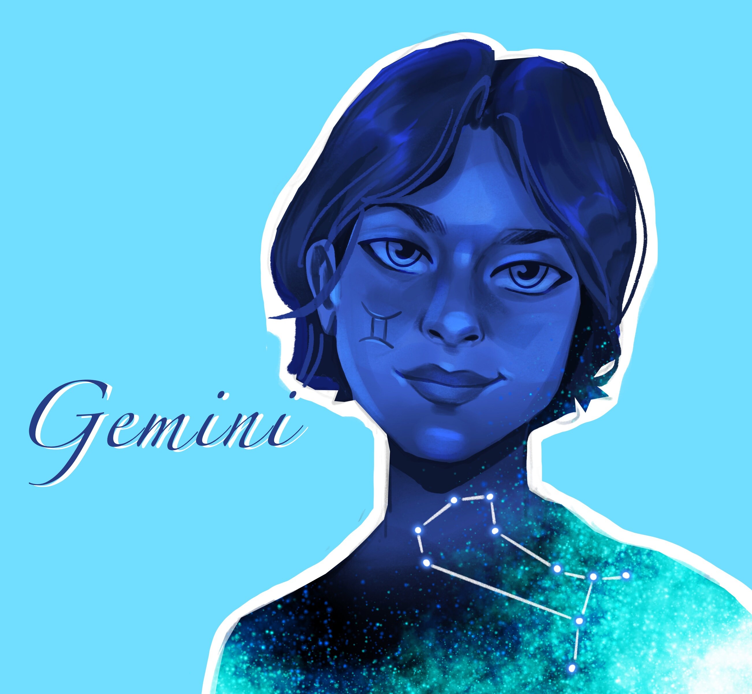 Zodiac Sign Gemini Etsy