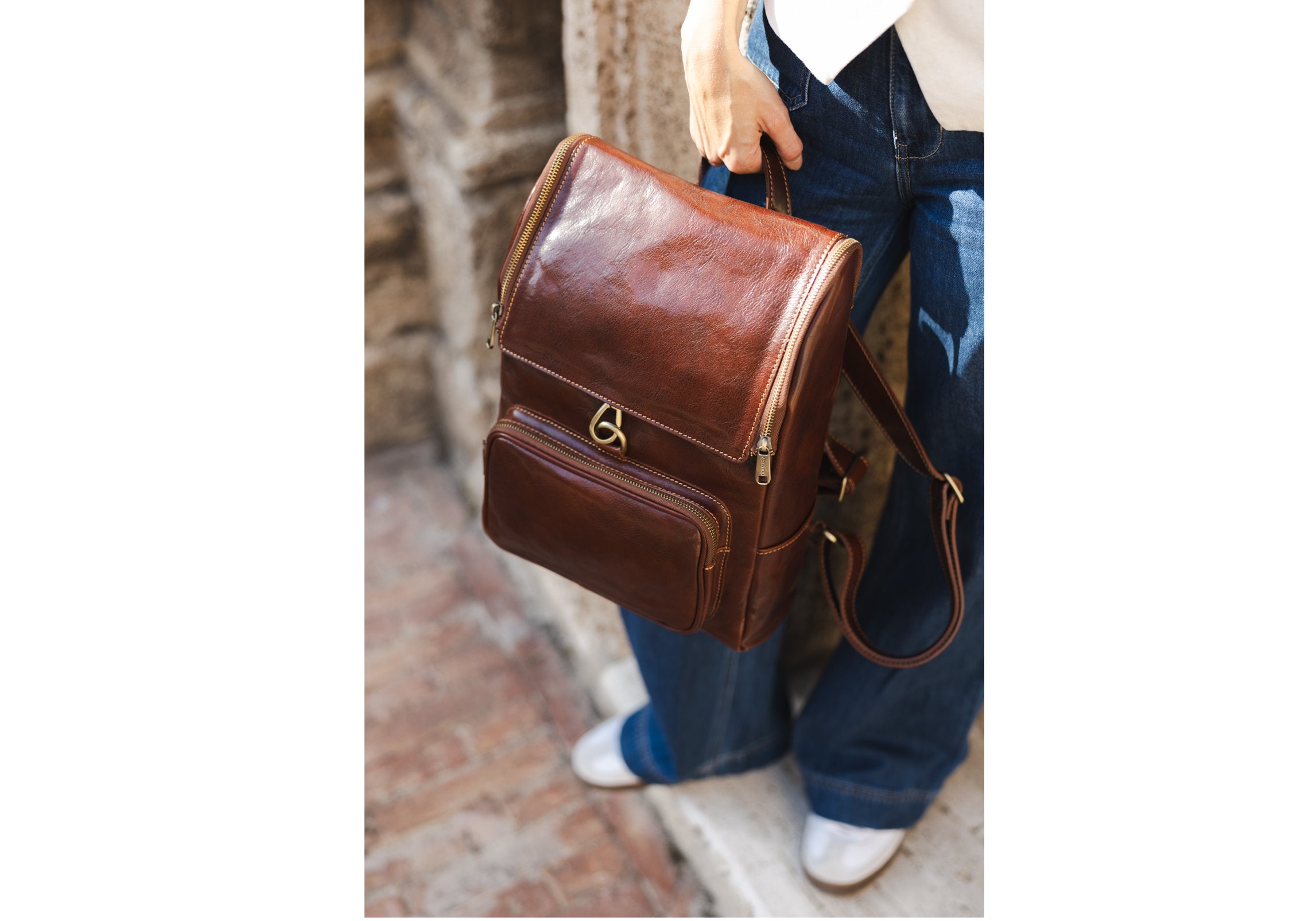 バッグ italy real leather backpack Leather Backpack | Handmade Italian Leather Laptop and iPad
