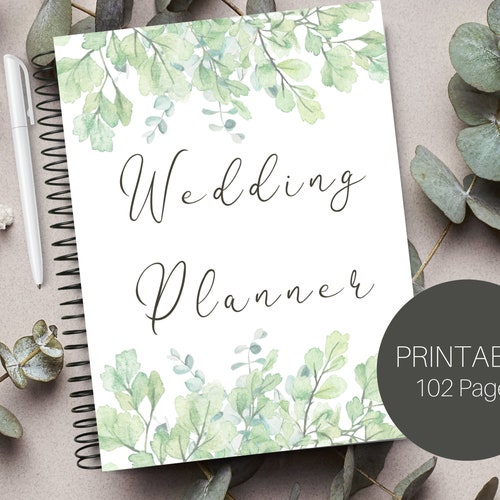Wedding Planner Printable Wedding Planning Book Wedding - Etsy
