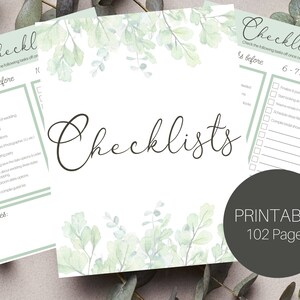Wedding Planner Printable Printable Wedding Planner Wedding - Etsy
