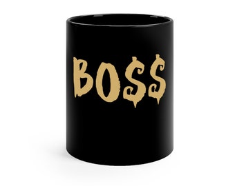 Boss Black Gold mug 11oz