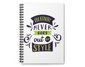 Creativity Spiral Notebook - Ruled Line