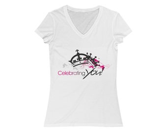 Women's Jersey Short Sleeve V-Neck Tee