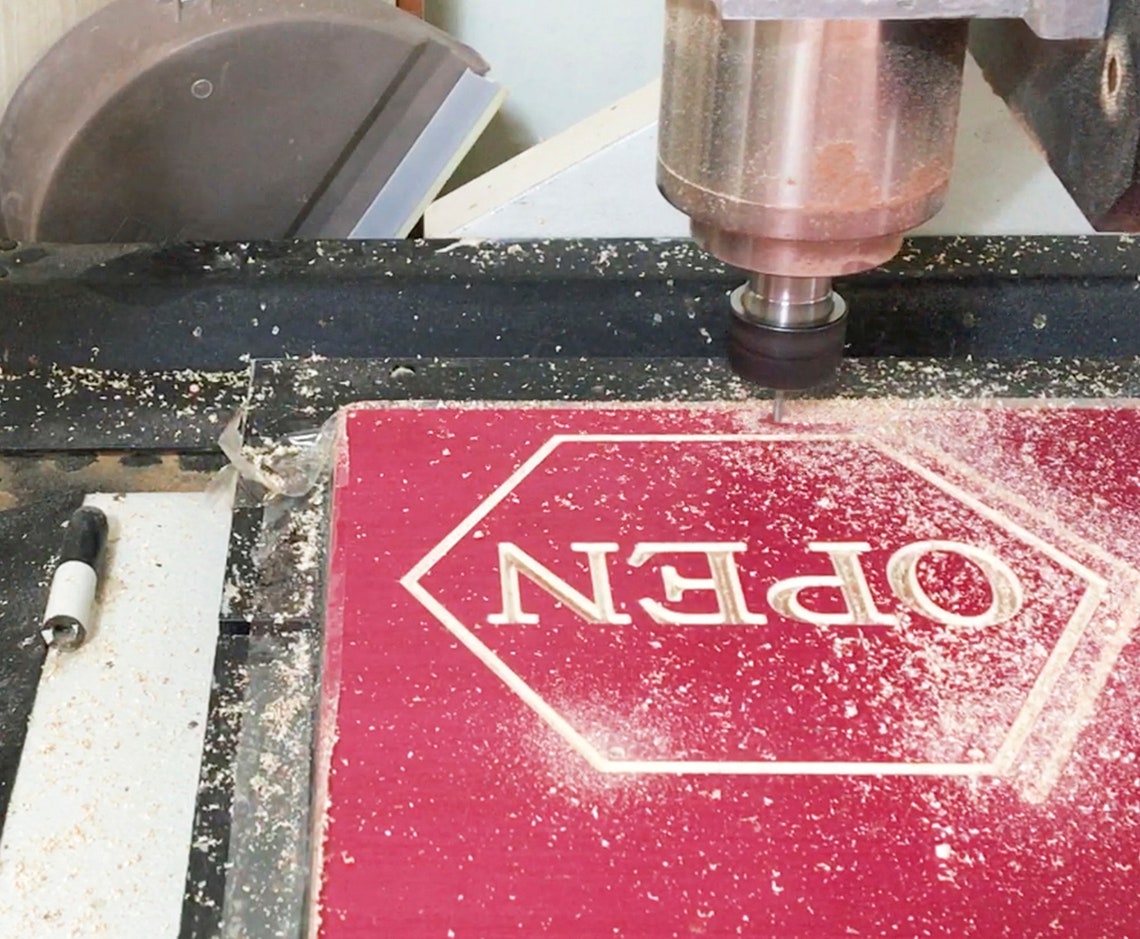 Open Closed Sign, Download, CNC File, Laser Cut Vector Plan - Etsy