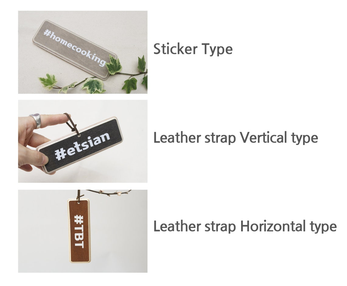 Custom Hashtag Sign Personalized Wood Tag Etsy