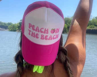 Peach On The Beach Trucker Mütze