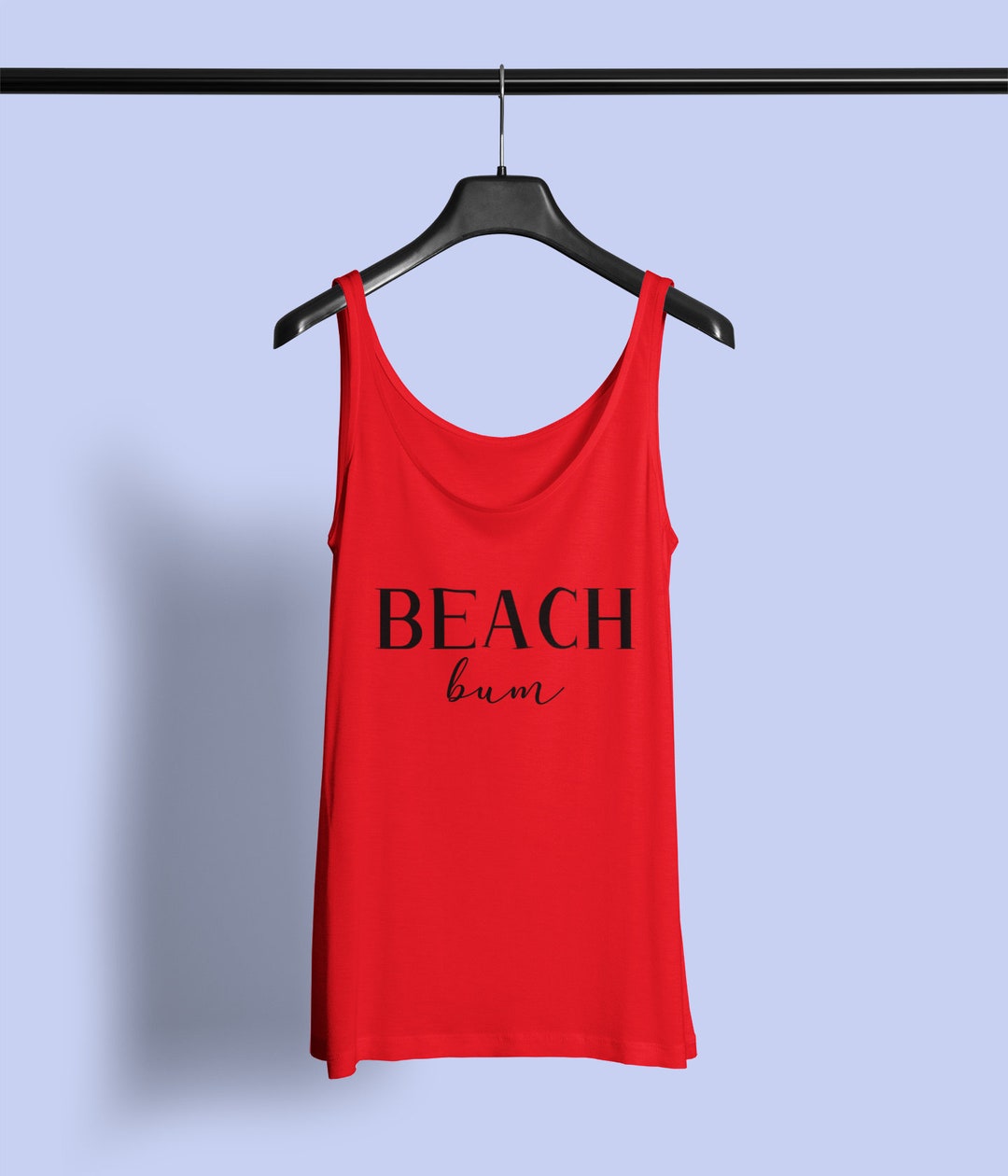 Beach Bum Tank Top Beach Tank Ladies Tank Top Vacation Etsy