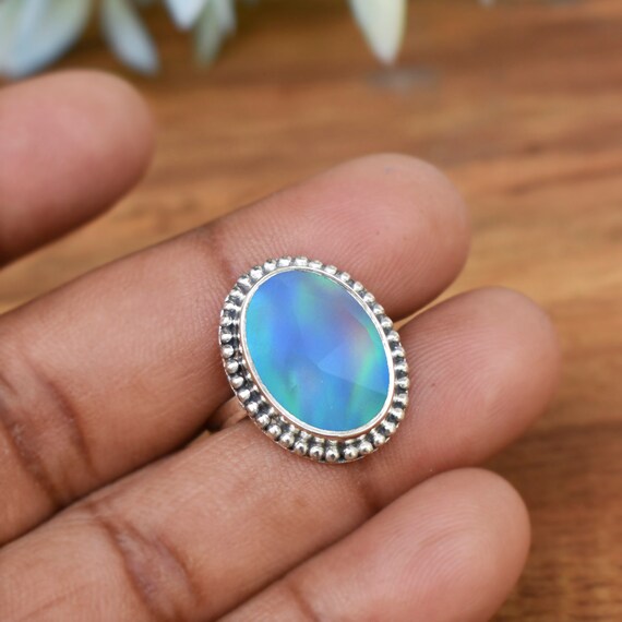 Aurora opal shop ring