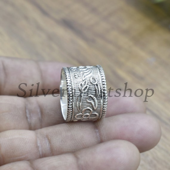 Suplight 925 Sterling Silver Evil Eye Band Ring, 2MM Thin Vintage Finger Thumb  Ring for Women - Walmart.com