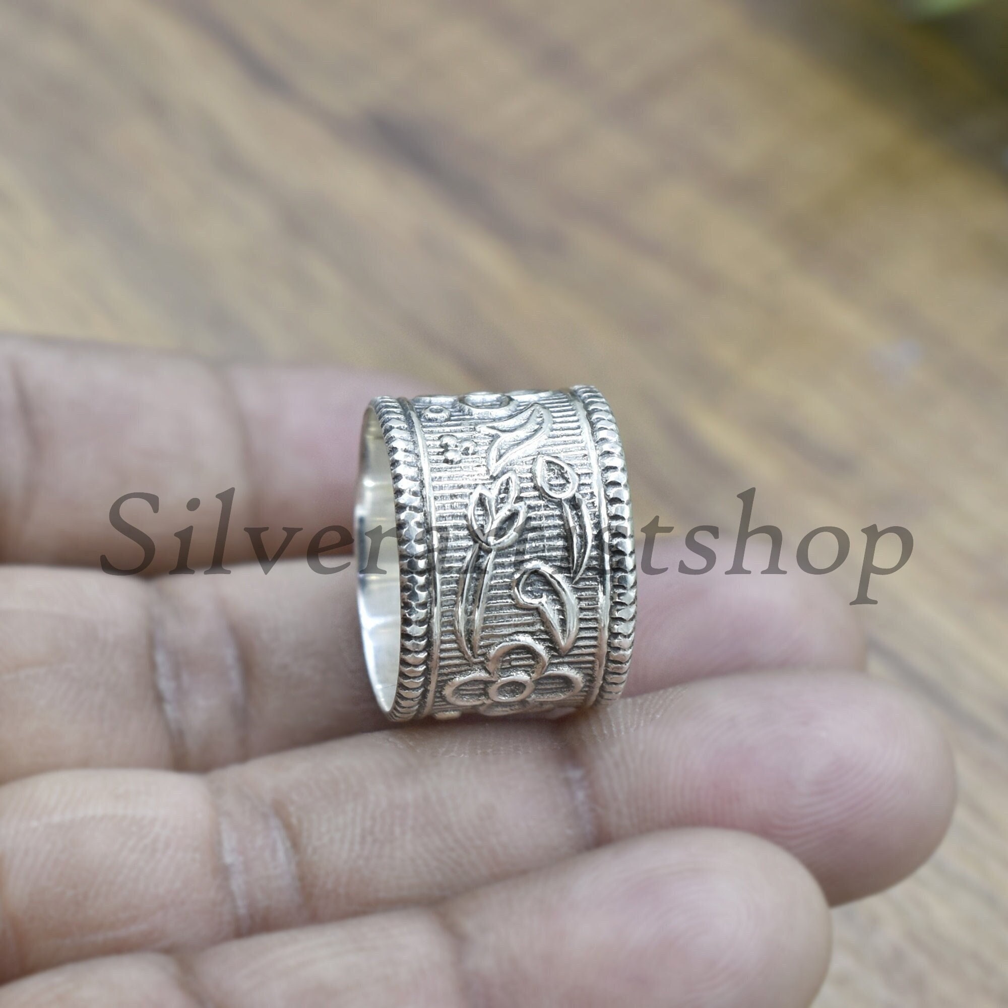 Thumb Ring 925 antique Silver Ring sterling Silver Ring