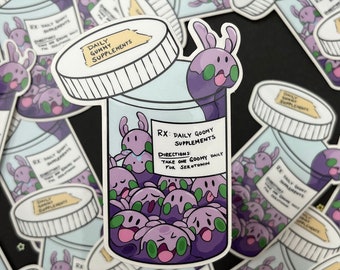 Goomy Vitamins Sticker - Pokemon