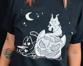 Pumpkin Cats GITD - Halloween 2023 - TShirt