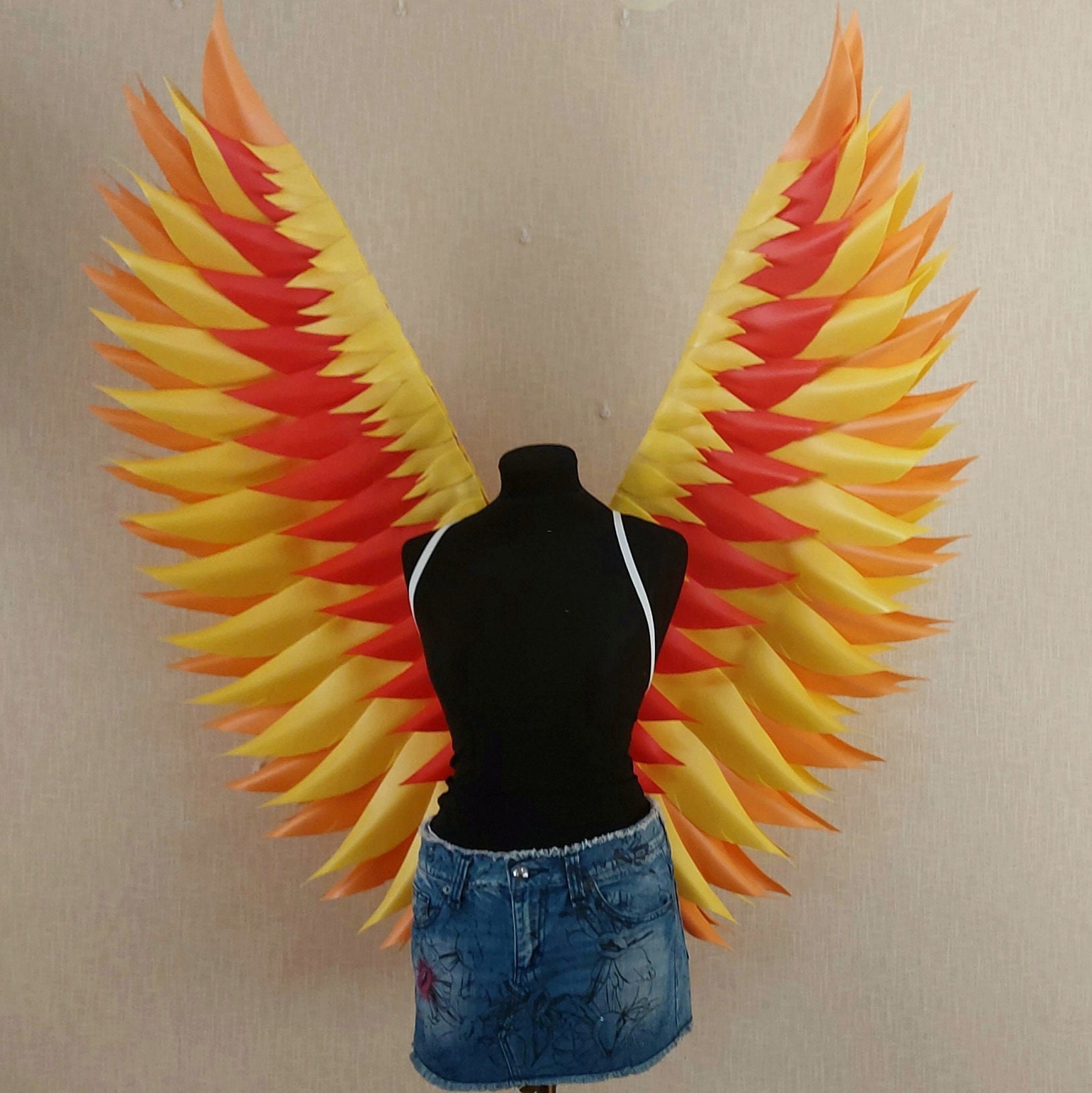 Phoenix Wings Costume Angel Wings Cosplay Fairy Wings Adult Etsy UK