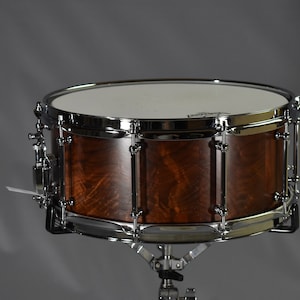 14x6 Walnut Stave Snare Drum by Grande Artisan Drums