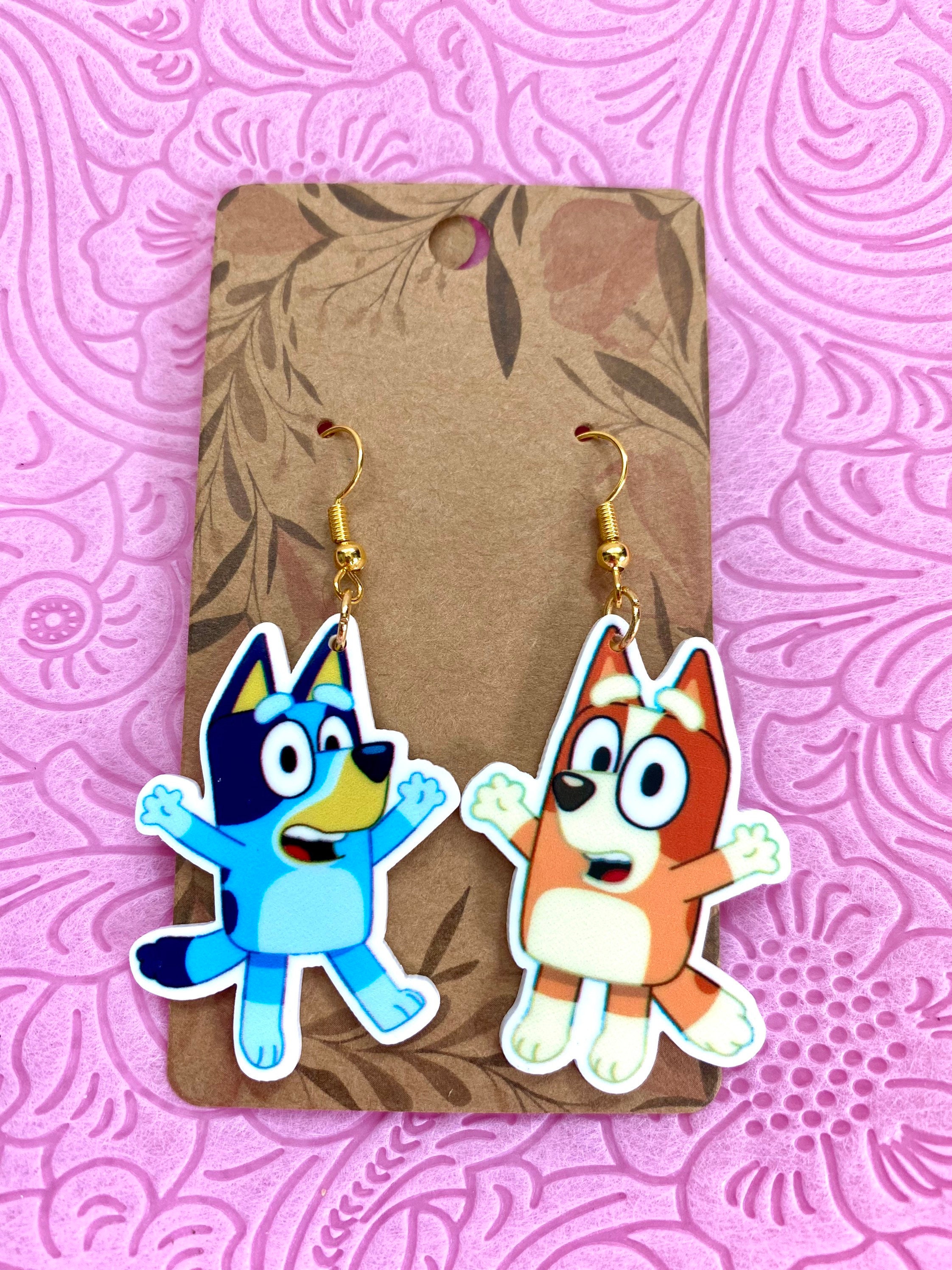 Bluey and Bingo Earrings Etsy