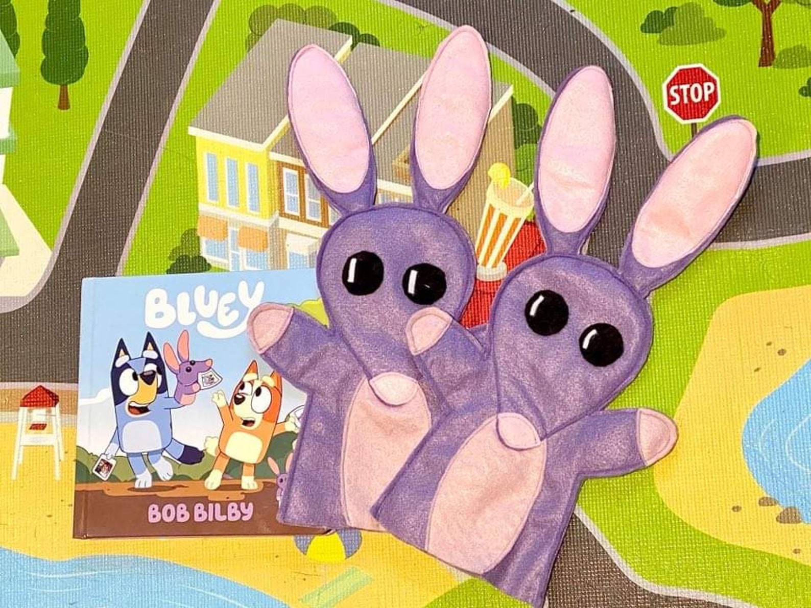 Felt Bob Bilby Puppet Etsy