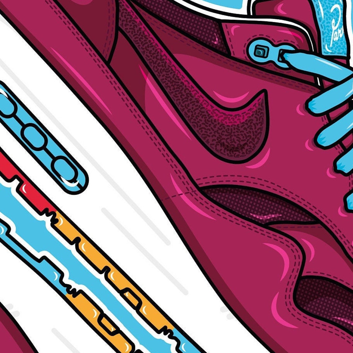 air max 1 parra patta cherrywood